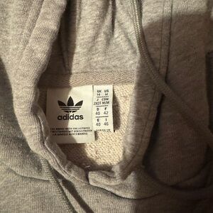 Grey adidas hoodie